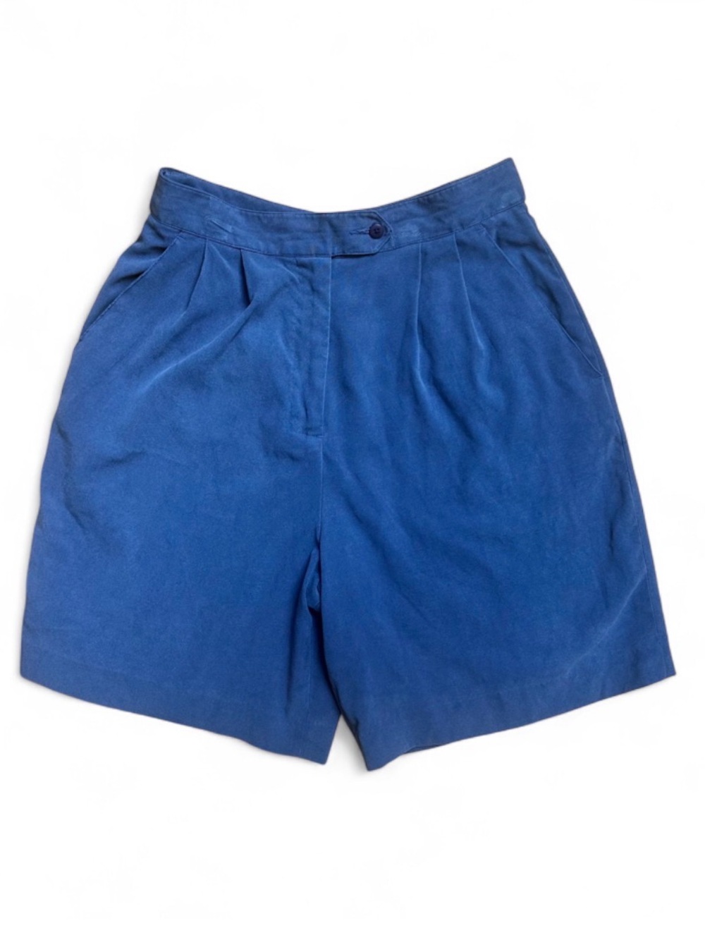 Izod Club Lacoste High-Rise Blue Women's Golf Shorts